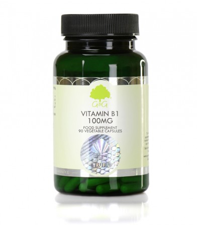 Vitamin B1, Tiamin 100 mg, 90 kapsul
