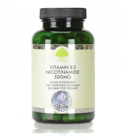Vitamin B3 Nikotinamid 500 mg, 120 kapsul